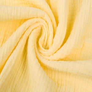 100% Cotton Double Layer Gauze Fabric Cotton Crepe Fabric Muslin Fabric